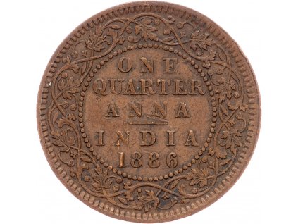 1/4 Anna 1886-E-10366-1