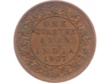 1/4 Anna 1907-E-10370-1