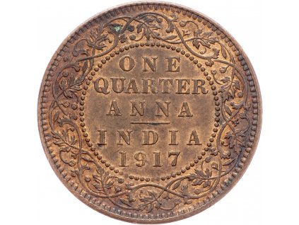 1/4 Anna 1917-E-10371-1