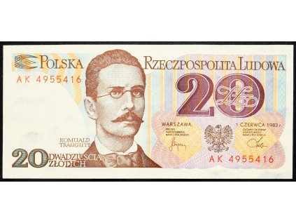 20 Zlotych 1982-B-7161-1