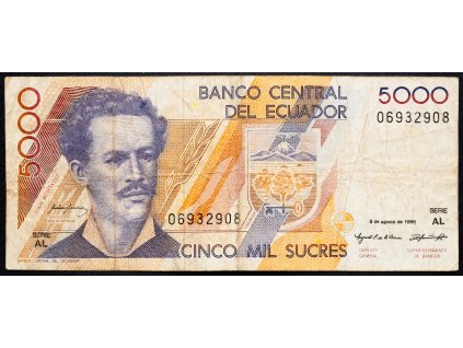 5000 Sucres 1995-B-7305-1