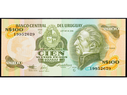 100 Nuevos Pesos 1987-B-7388-1