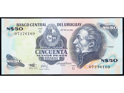 50 Nuevos Pesos 1988-1989-B-7394-1