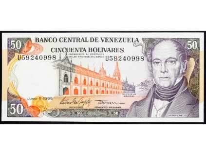 50 Bolivares 1995-B-7447-1