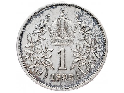 6912 1 koruna 1893 bz