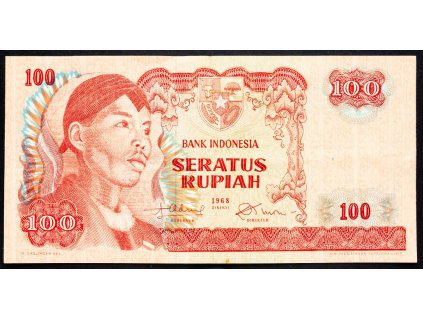 100 Rupiah 1968-B-8034-1
