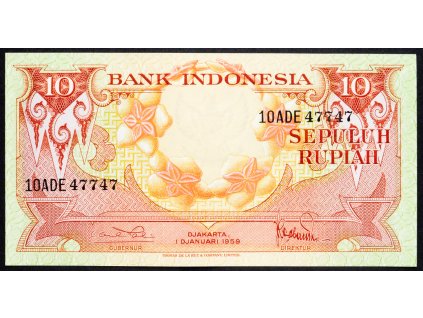 10 Rupiah 1959-B-8048-1