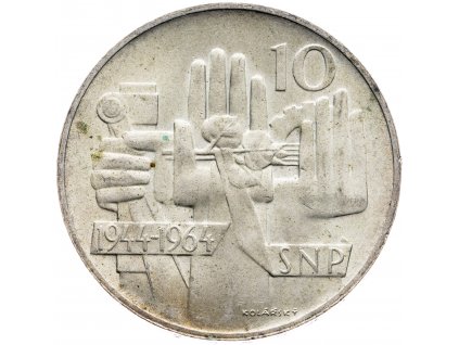 7260 10 koruna 1964 20 let snp