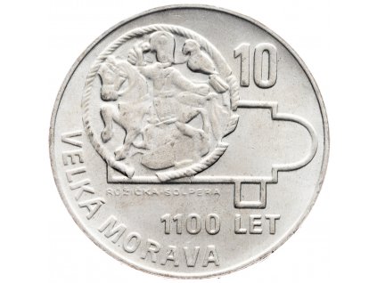 7269 10 koruna 1966 velka morava