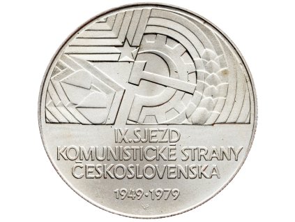 7356 50 koruna 1979 ix sjezd ksc