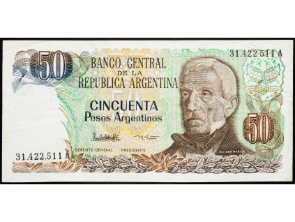 50 Pesos Argentinos 1985-B-8184-1