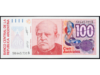 100 Australes 1987-1989-B-8213-1