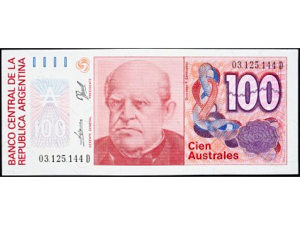 100 Australes 1989-1990-B-8215-1
