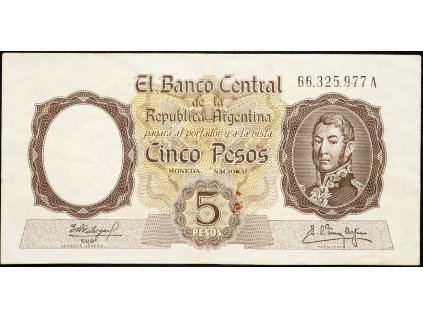 5 Pesos 1960-1962-B-8217-1