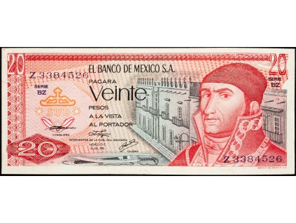 20 Pesos 1976-B-8295-1