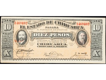 10 Pesos 1915-B-8314-1