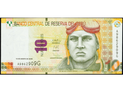 10 Nuevos Soles 2009-B-8340-1