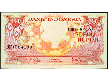 10 Rupiah 1959-B-8367-1