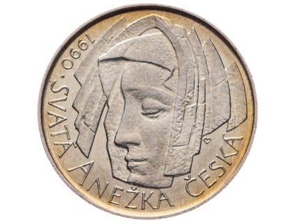 50 Koruna 1990, Anežka Česká