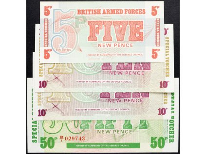 5, 10, 50 Pence 1972-B-8513-1