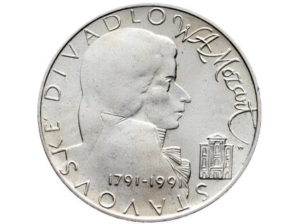 7476 100 koruna 1991 stavovske divadlo w a mozart