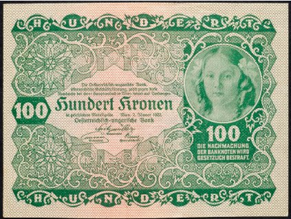 100 Kronen 1922-B-8590-1