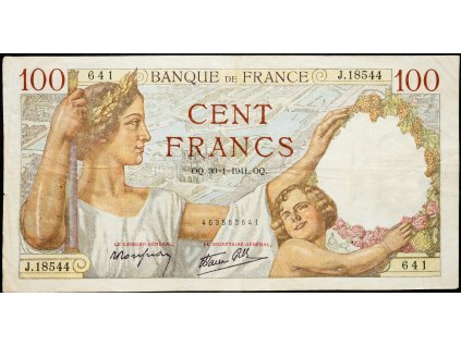 100 Francs 1941-B-8777-1