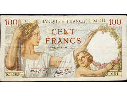 100 Francs 1940-B-8783-1