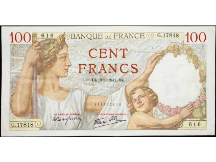 100 Francs 1941-B-8786-1