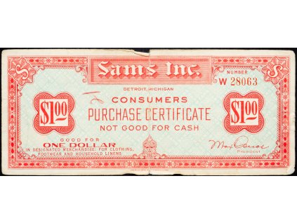 1 Dollar ND-B-8807-1