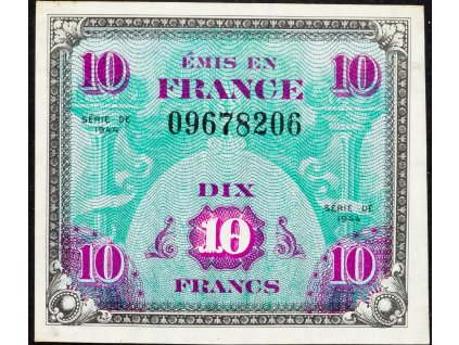10 Francs 1944-B-8808-1