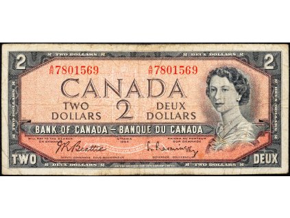 2 Dollars 1954-B-8825-1