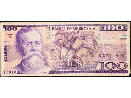 100 Pesos 1981-B-8917-1