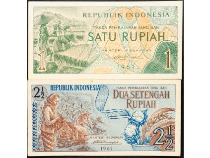 1, 2 1/2 Rupiah 1961-B-8934-1