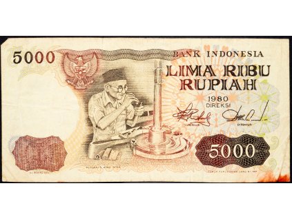 5000 Rupiah 1980-B-8951-1