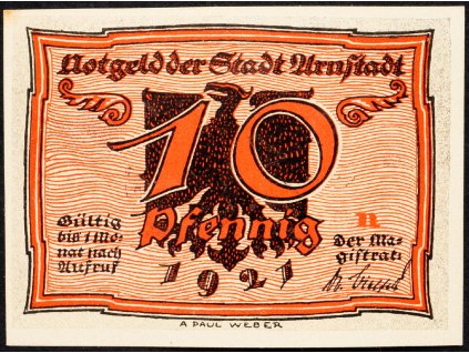 10 Pfennig 1921-B-8991-1