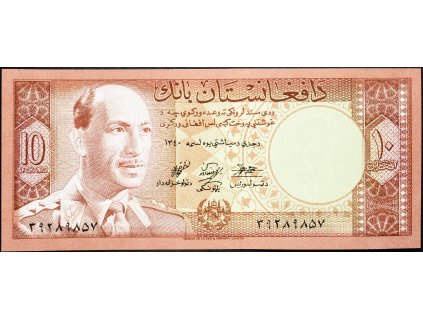 10 Afghanis 1961-B-9217-1