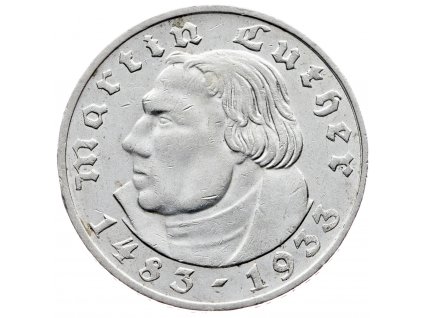 7653 nemecko 2 marka 1933 e