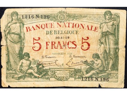 5 Francs 1919-B-10001-1