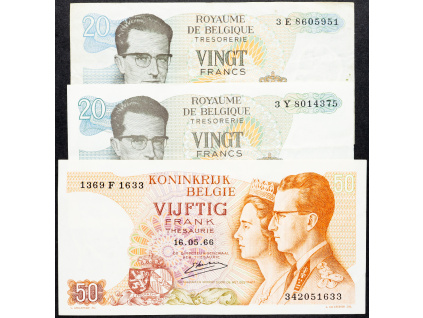 20, 50 Francs 1964, 1966-B-10070-1