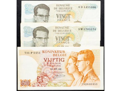 20, 50 Francs 1964, 1966-B-10073-1