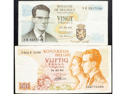 20, 50 Francs 1964, 1966-B-10100-1