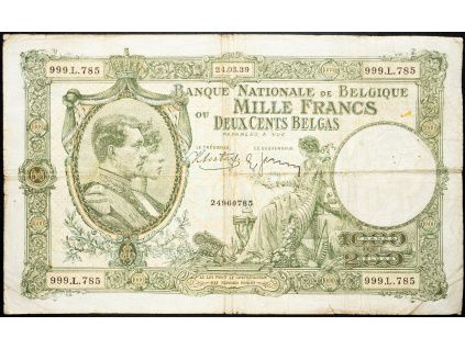 1000 Francs 1939-B-10682-1