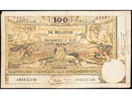 100 Francs 1920-B-10784-1