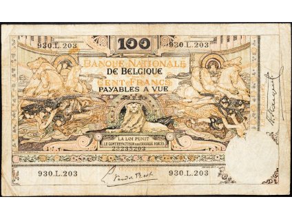 100 Francs 1920-B-10785-1