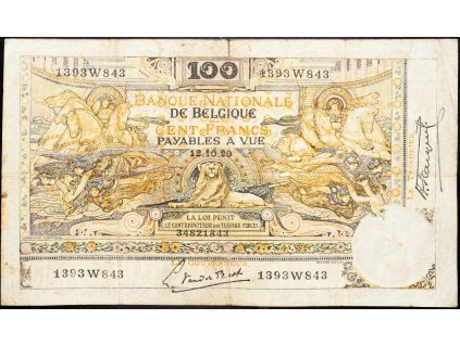 100 Francs 1920-B-10789-1