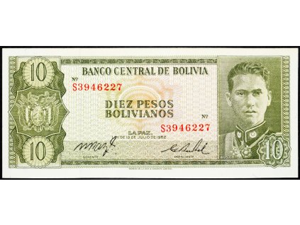10 Bolivianos 1962-B-10196-1