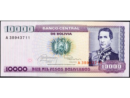 10000 Bolivianos 1984-B-10208-1