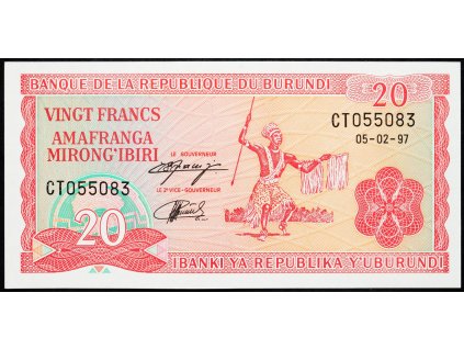 20 Francs 1997-B-11819-1