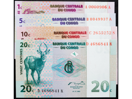 1, 5, 10, 20 Centimes 1997-B-11813-1